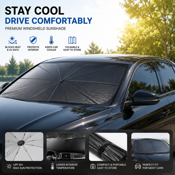 SolarBlock™ — Car Windshield Sun Shade